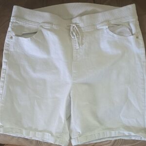 Justice Kids White Drawstring Shorts